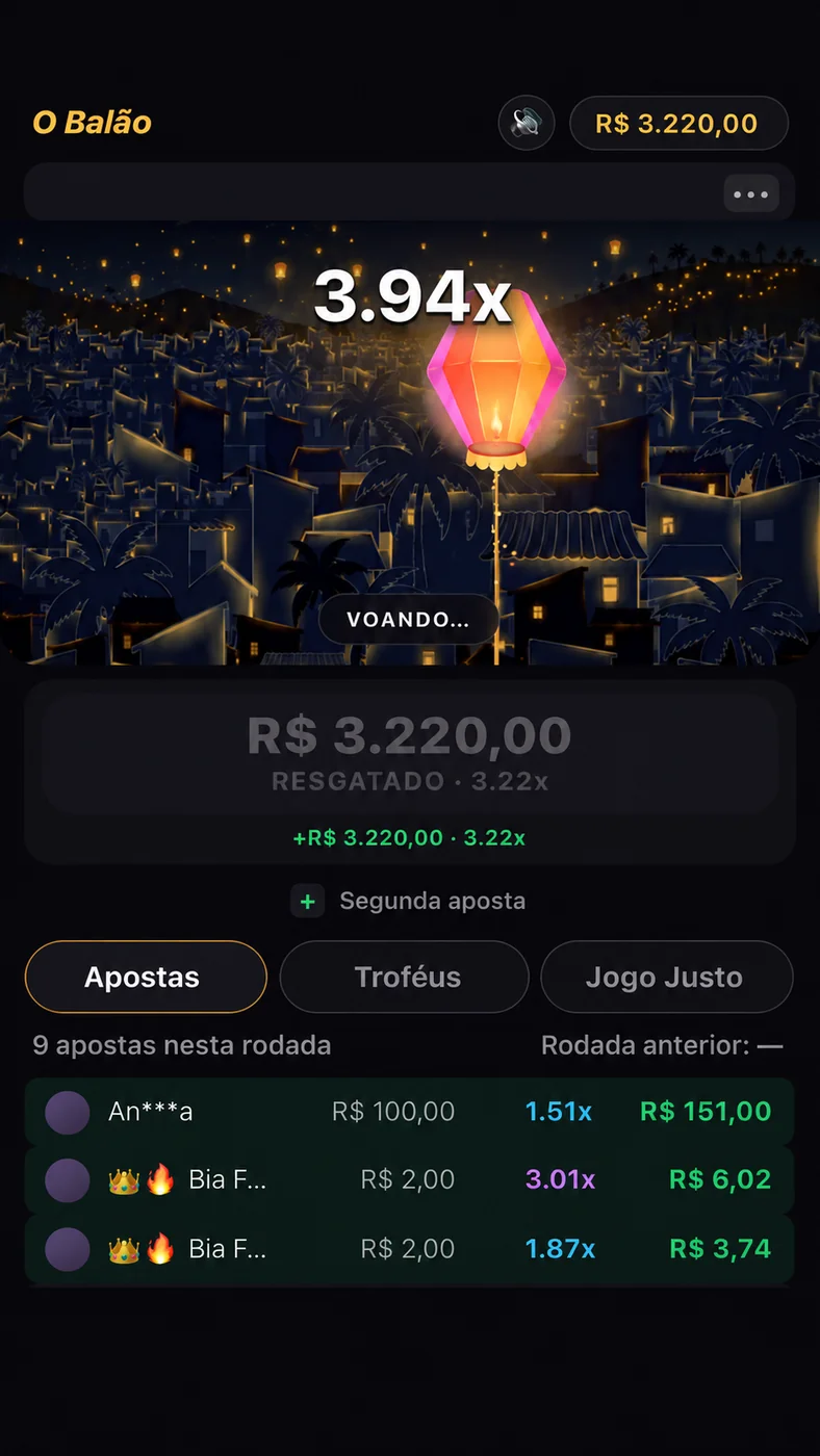 Crash Game — tela 4